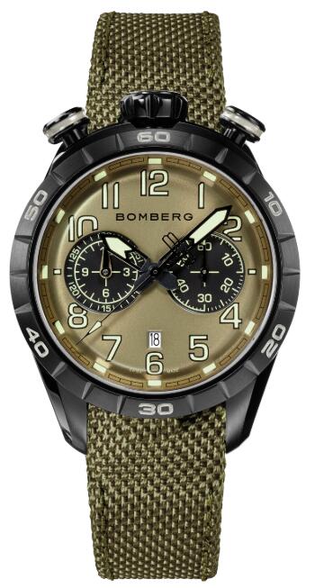 Bomberg BB-68 MILITARY GREEN NS44CHPBA.207.9 Replica Watch